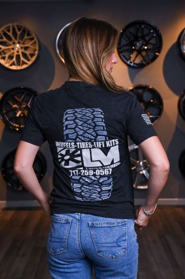 Picture of DARK GREY T-SHIRT TIRE LOGO S-XL